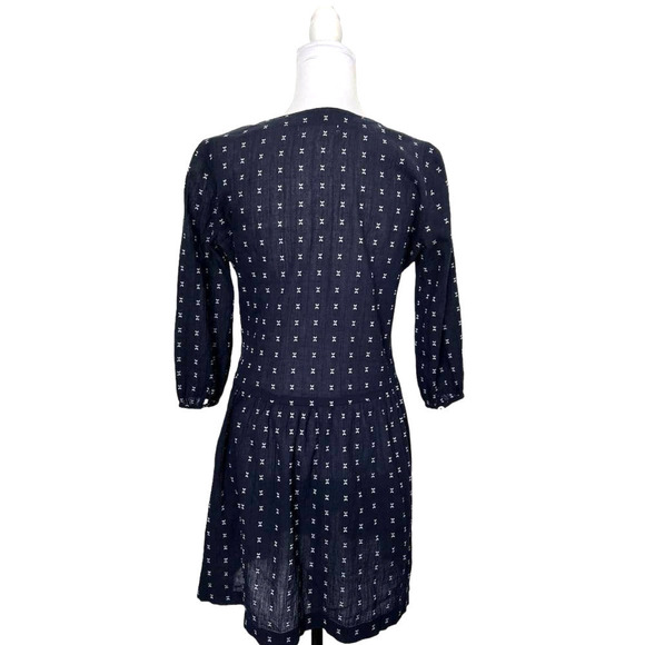 Damsel + The Odells Dress Navy White Size XS - Picture 2 of 11